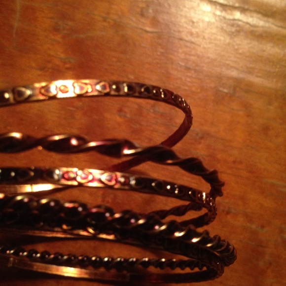 Five hoop bracelet set - Picture 3 of 3